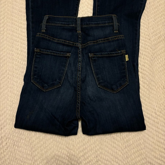 Vibrant MIU Women’s Flare Stretch Button Front Size 5 (W26) Super Soft Like New - Picture 5 of 13